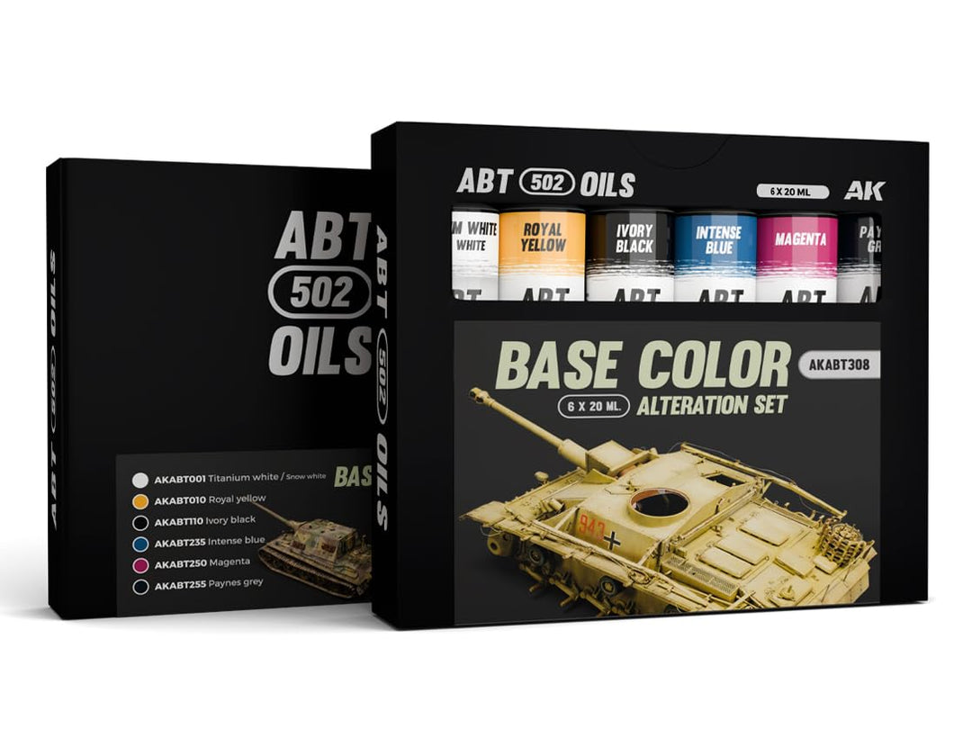 Abteilung 502 OIL SET ABT308 Base Color Alteration Set (6x20ml tubes)