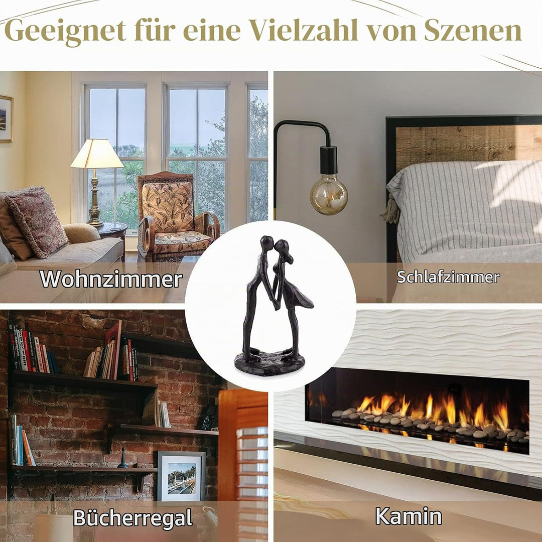 Sziqiqi Hochzeitstag Geschenke für Frauen Männer: Jahrestag Geschenk Kussstil, Kussstil