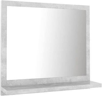 homiuse 40x10,5x37 cm Badspiegel Spiegel mit Ablage Rechteckiger Wandspiegel Mirror Badezimmerspiege
