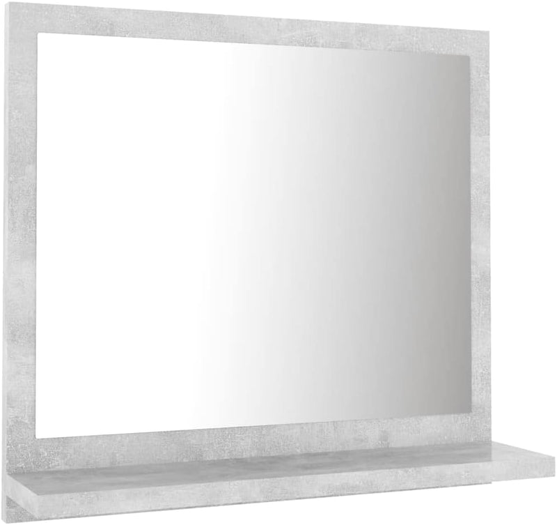 homiuse 40x10,5x37 cm Badspiegel Spiegel mit Ablage Rechteckiger Wandspiegel Mirror Badezimmerspiege