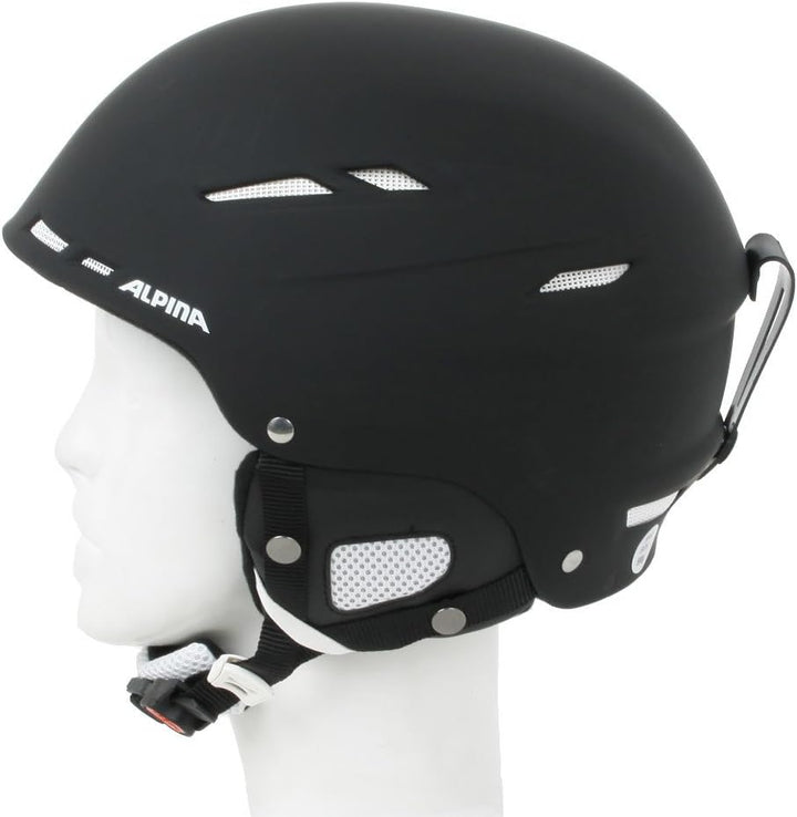 Alpina Unisex – Erwachsene Biom Skihelm 54-58 cm Black Matt, 54-58 cm Black Matt