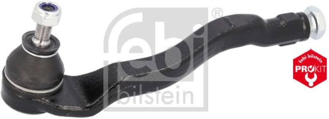 febi bilstein 39864 Spurstange mit Endstück, Mutter und Sicherungsmutter , 1 Stück Vorderachse recht