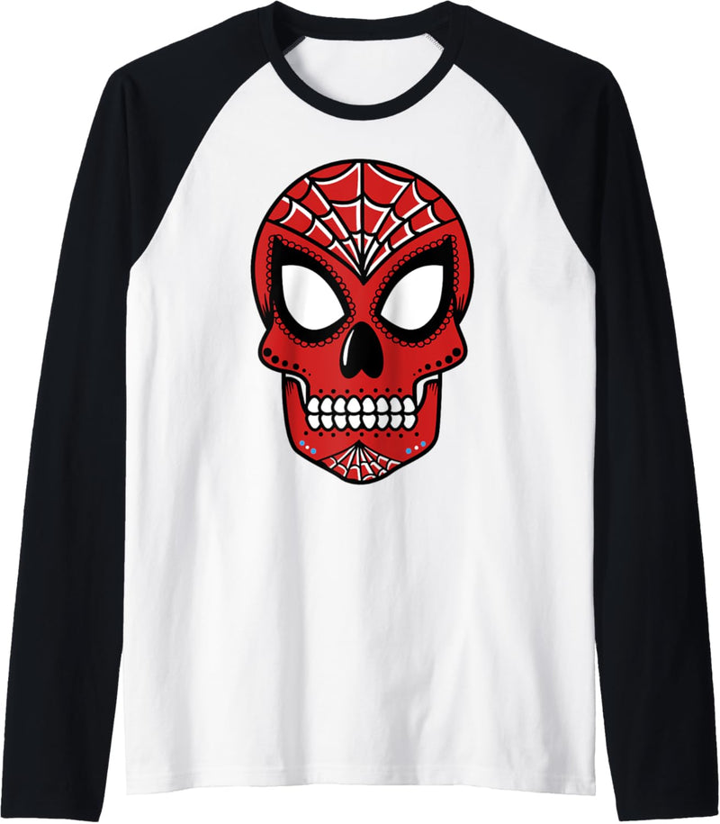 Marvel Spider-Man Sugar Skull Raglan