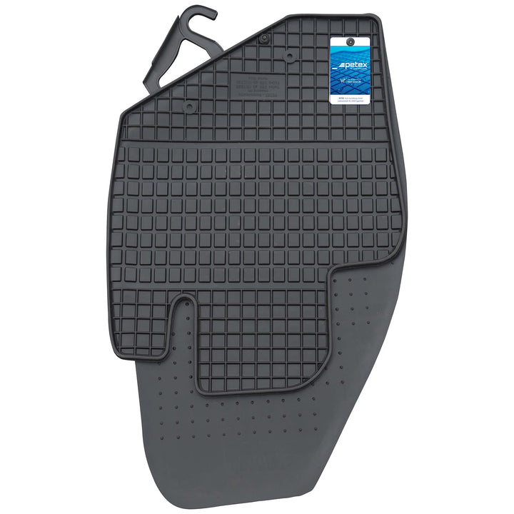 PETEX Gummimatten passend für S80 / S60 / V70 ab 02/2000-09/2007 Fussmatten schwarz 4-teilig