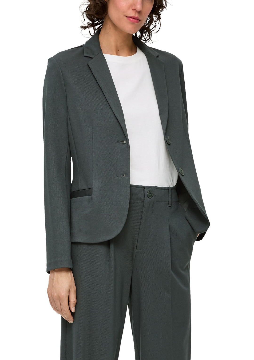 s.Oliver Damen Blazer, 34 7909 Olive