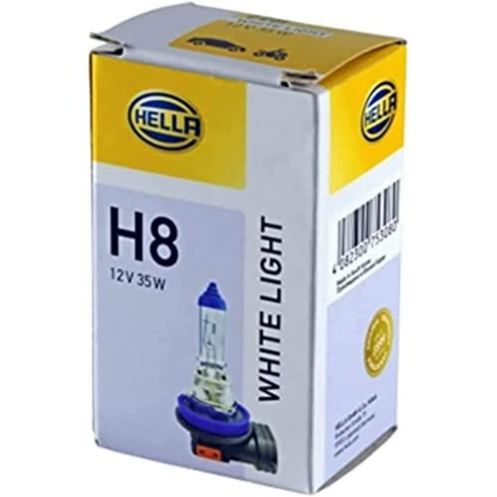 HELLA 8GH 223 498-141 Halogen Glühlampe - H8 - White Light - 12V - 35W - Sockelausführung Glühlampe:
