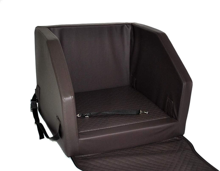 Mayaadi-Home Hundeautositz Beno Hundesitz Hundebett Autokörbchen Autositz Kunst Leder Auto Sitz Wass