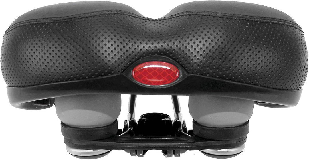 Velo Sattel Safety, Fahrradsattel, Touringsattel, stossabsorbierende Elastomerfederung, O-Zone Base