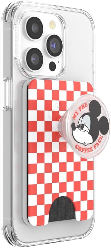 PopSockets Telefon-Geldbörse mit erweitertem Griff und Adapterring für MagSafe, Telefonkartenhalter,