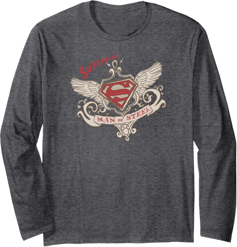 Superman Victorian Wings Supes Langarmshirt