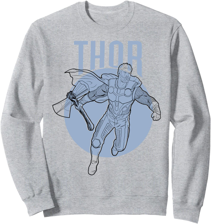 Marvel Avengers: Endgame Thor Outline Portrait Sweatshirt