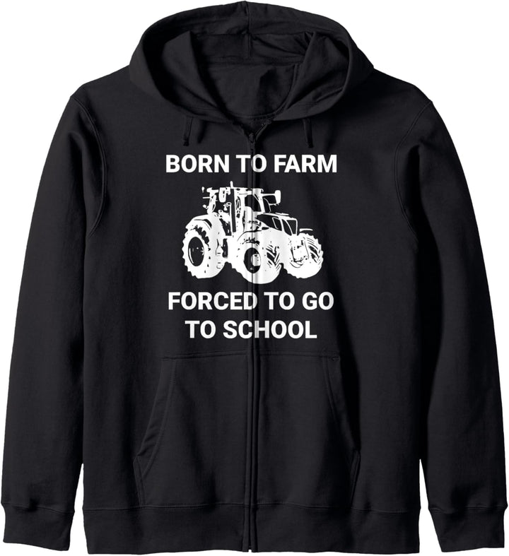 Landwirt Trecker Traktor Bauer Schüler Kind Landwirtschaft Kapuzenjacke