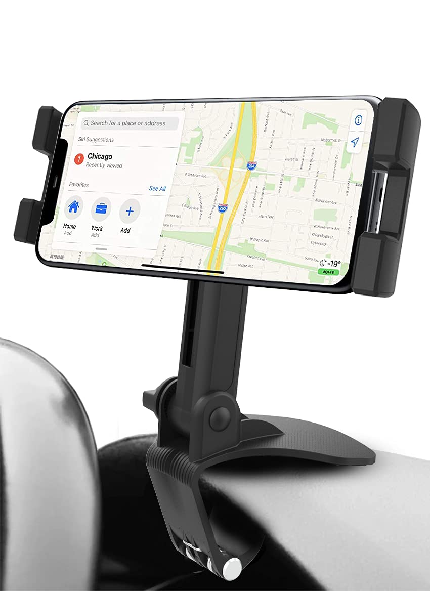 Oilcan KFZ Clip Handyhalter Tablet Autohalterung, Armaturenbrett Sonnenblende Rückspiegel Auto Handy