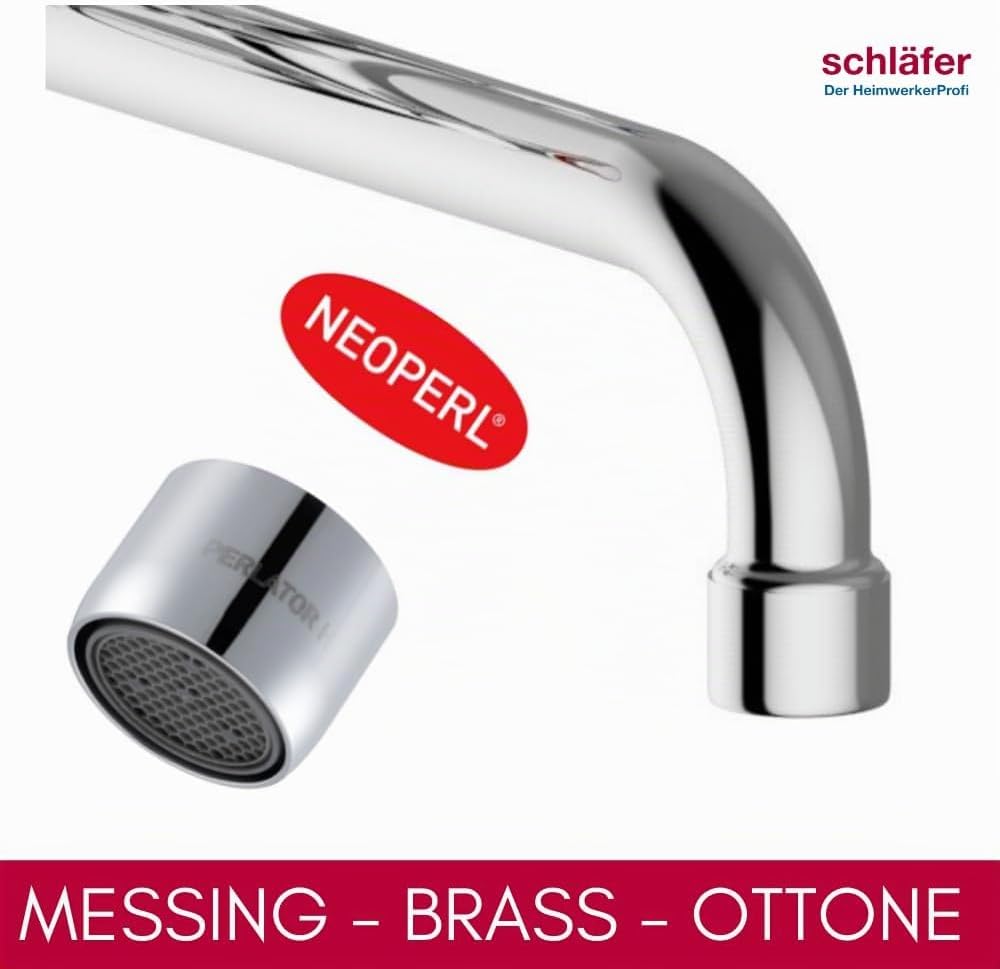 Schläfer 3460111, Wasserhahn Wandmontage, zweigriff Wandarmatur für küche, Küchenarmatur Nostalgie,