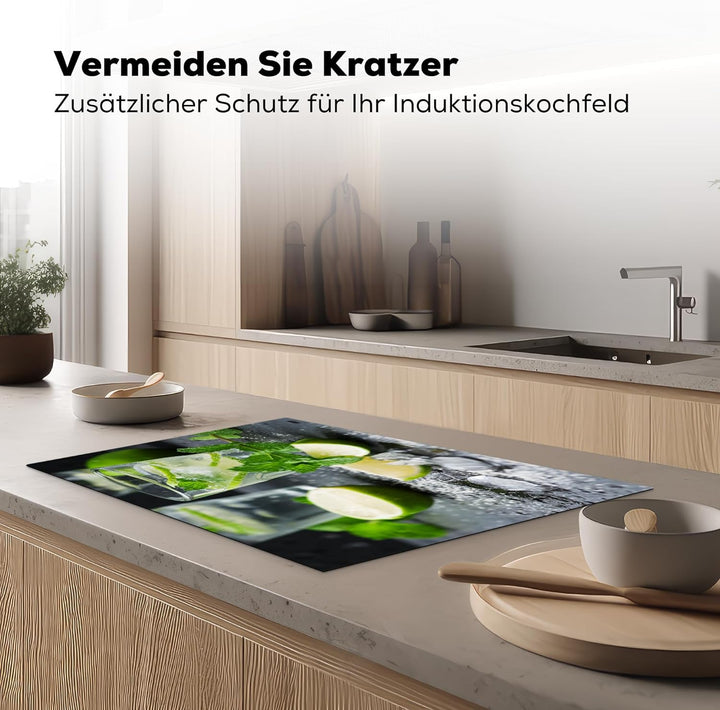 KitchenYeah© Herdabdeckplatte Einteilig Kochfeld Abdeckung Induktionskochfeld Ceranfeld Abdeckplatte