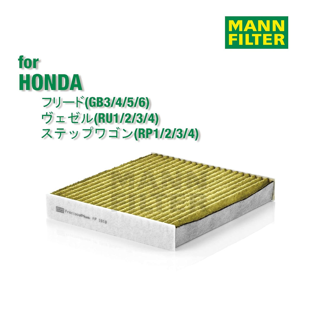 Original MANN-FILTER Innenraumfilter FP 21 003 – FreciousPlus Biofunktionaler Pollenfilter – Für PKW