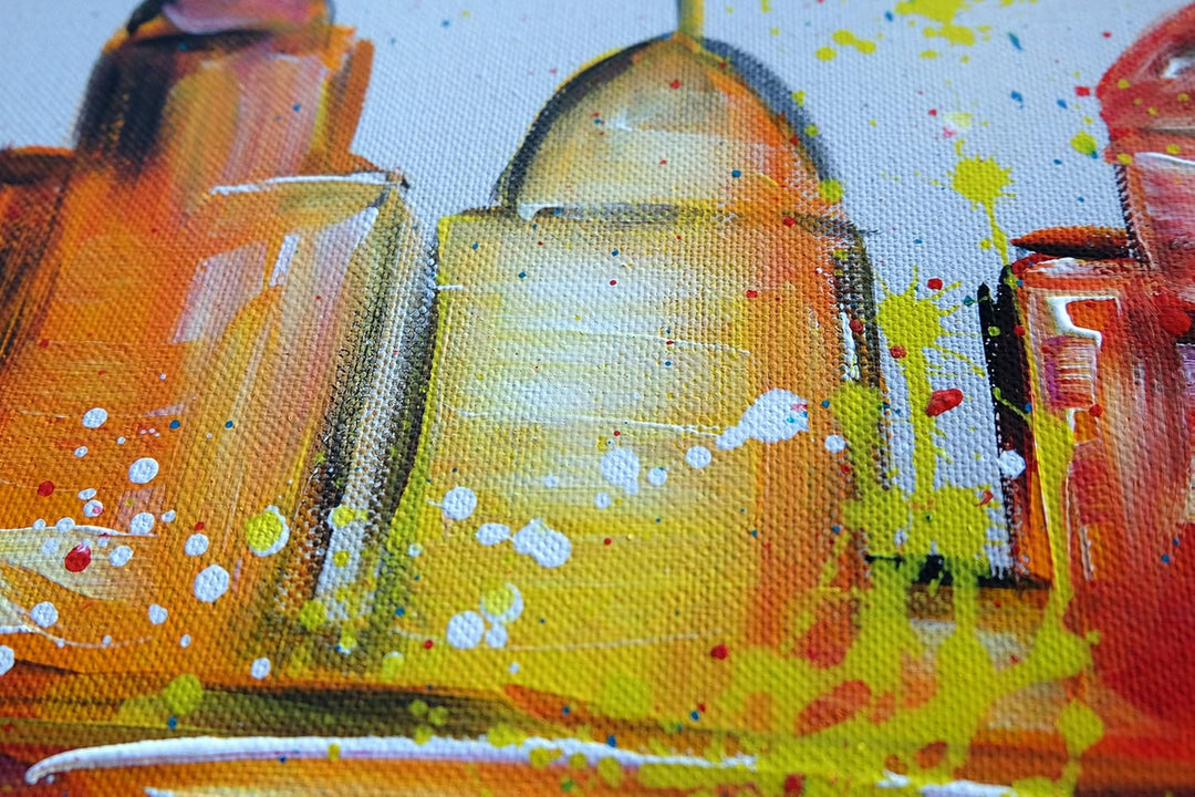 Monica Mirafiori I 100% HANDGEMALT I Gemälde Berlin I 100x50cm | Gemälde Handgemalt | Acrylgemälde |