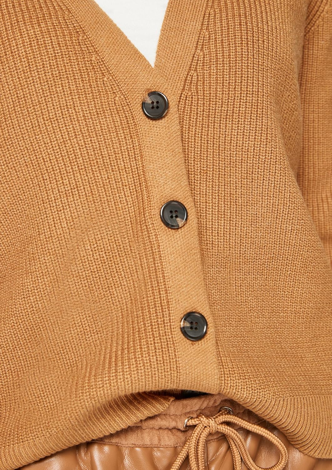s.Oliver Cardigan aus Baumwollmix 40 8469_sandstein, 40 8469_sandstein