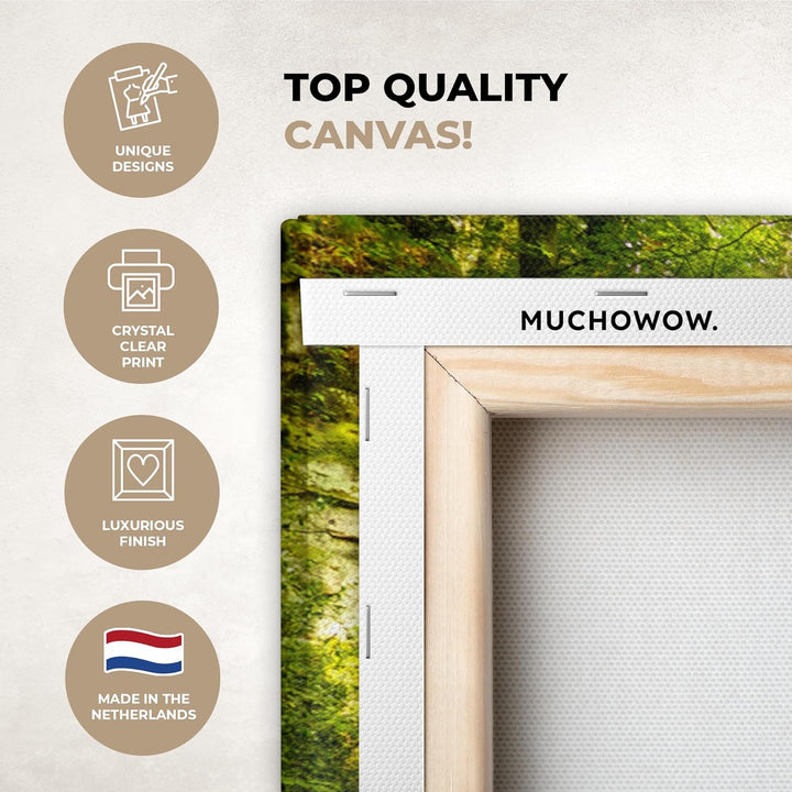 MuchoWow© Bilder Gross 120x80 cm XXL Wohnzimmer Deko Modern Wandbild Foto auf Leinwand Bild Schlafzi