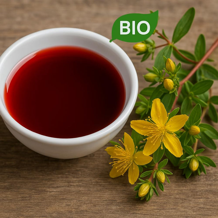 Bio Johanniskrautöl 100ml – 100% natürlich & kalt angesetzt – wohltuend für Haut, Muskeln & Pflege –