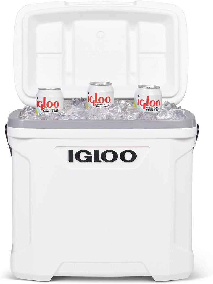 Igloo Marine Ultra 25 Qt Cooler - Passive Kühlbox 23L THERMECOOL - Weiss | THERMECOOL-Isolierung - U