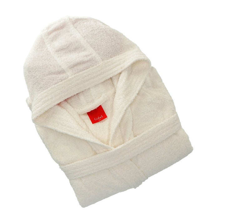 Gabel 09300 703 Bademantel für Erwachsene, 100% Baumwolle. 1x1x1 cm Bianco, Bianco