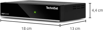 TechniSat Digit S3 HD - hochwertiger digital HD Sat Receiver (HDTV, DVB-S, DVB-S2, HDMI, USB, vorins