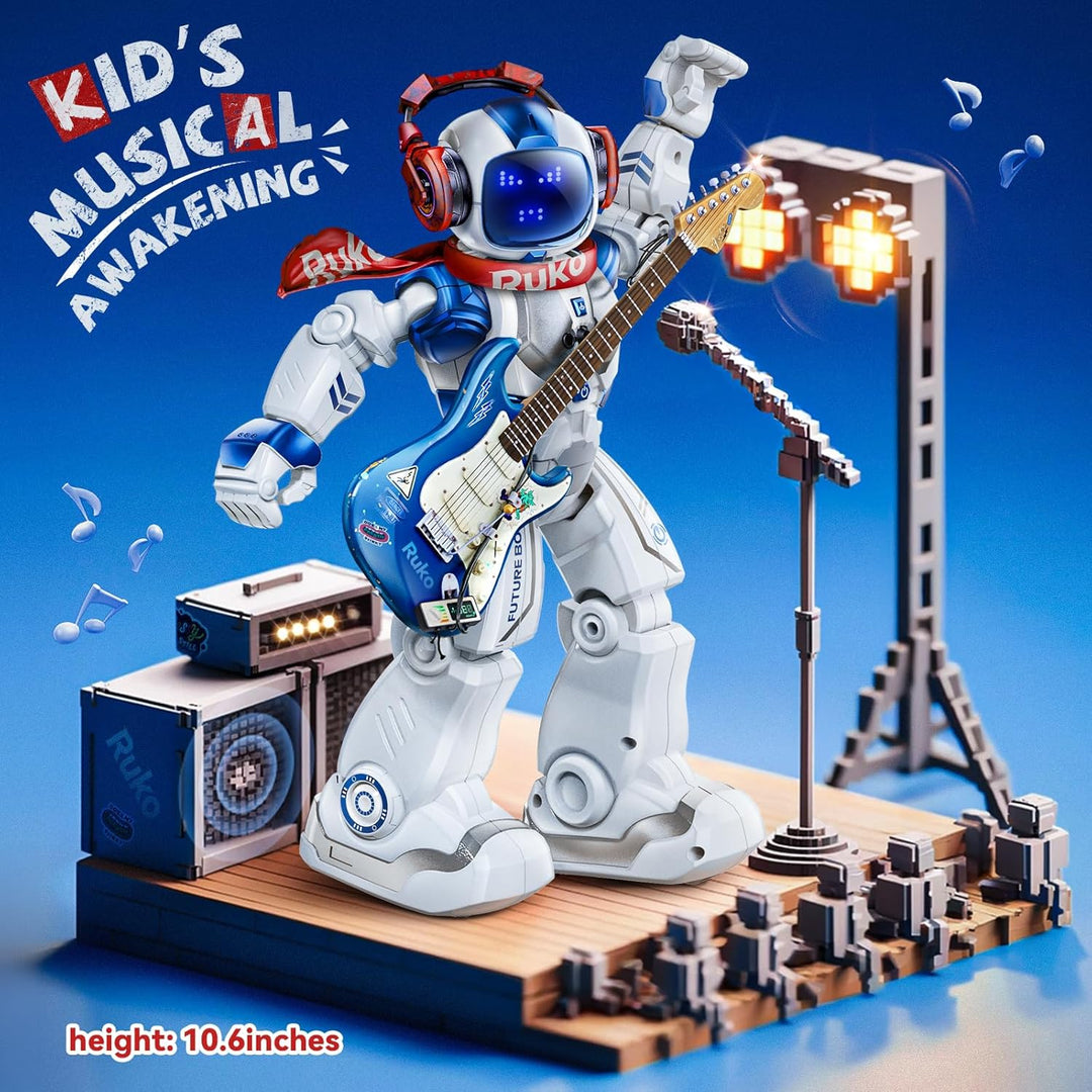 Ruko 6088 Programmierbarer Roboter mit App-Steuerung, Fernbedienung und Gestensteuerung, Wiederaufla