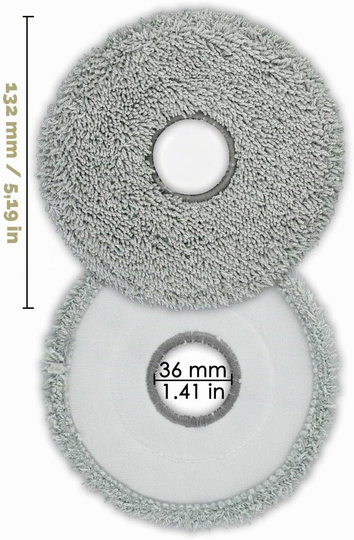 (10 Stück) X50 Ultra Ersatz Mopp Pads Wischpad für Dreame X50 Ultra/ X40 Ultra/ X30 Ultra/ L10s Ultr