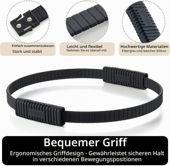 Build &amp; Fitness Pilates Ring – 34,3 cm grosser Magic Circle für Oberschenkel, Rumpf und Arme – Leich