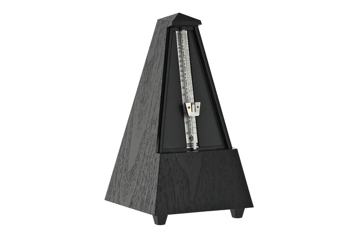 Wittner Metronom 845161 Kunststoffgehäuse ohne Glocke Taktell Pyramidenform schwarz schwarz Single,