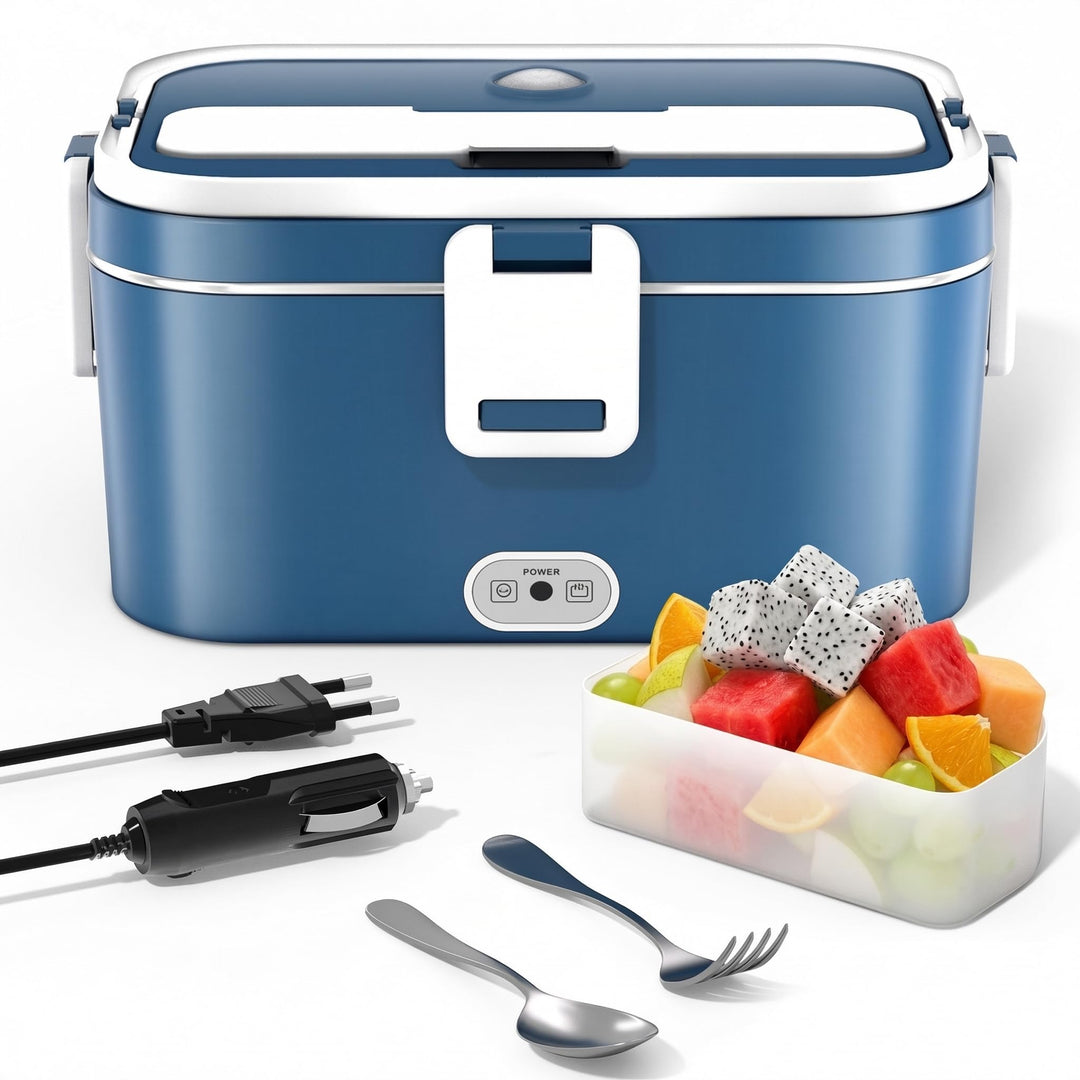 Elektrische Lunchbox 100W 3-in-1 12V/24V/220V Lunchbox Elektrisch 1,8L Grosskapazität Leicht zu Rein