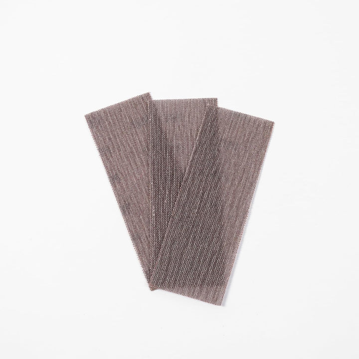 70 mm x 198 mm Netzschleifpapiere, Körnung 80, 120, 180, 320, 400, 70 x 198 mm, Klett-Schleifpapier,