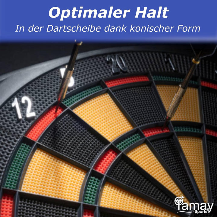 Tamay Dartspitzen Kunststoff 1000 Stück Premium Softdart Spitzen I Short Tip I 2BA Gewinde I Dartpfe