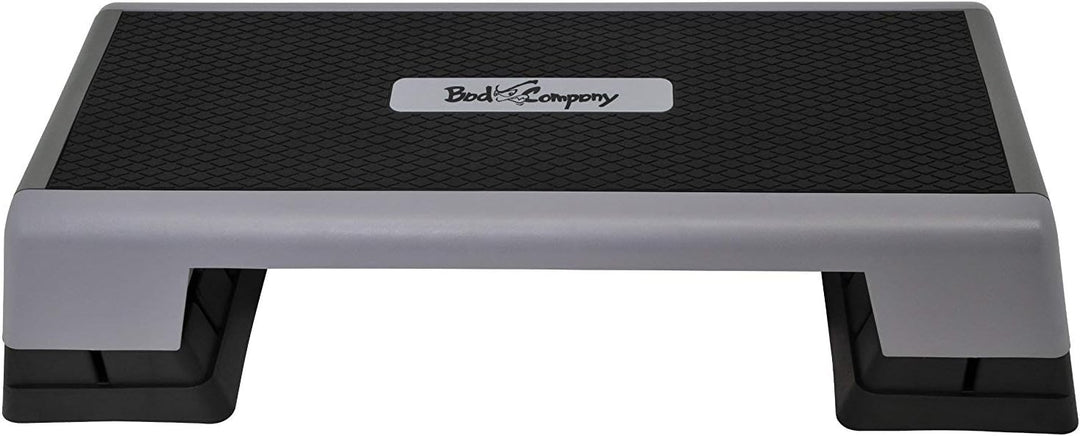 Bad Company Aerobic Stepper für das Fitnessstudio oder Homegym | 3-fach höhenverstellbares, grosses