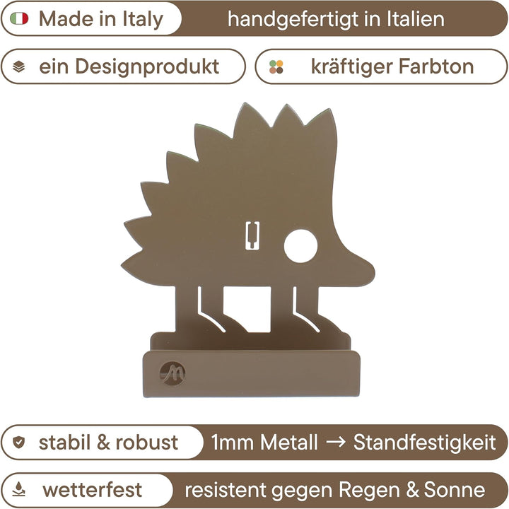 Moranduzzo - Set mit 2 Spiralen Spike aus Metall - Made in Italy, italienisches Designprodukt - Koll