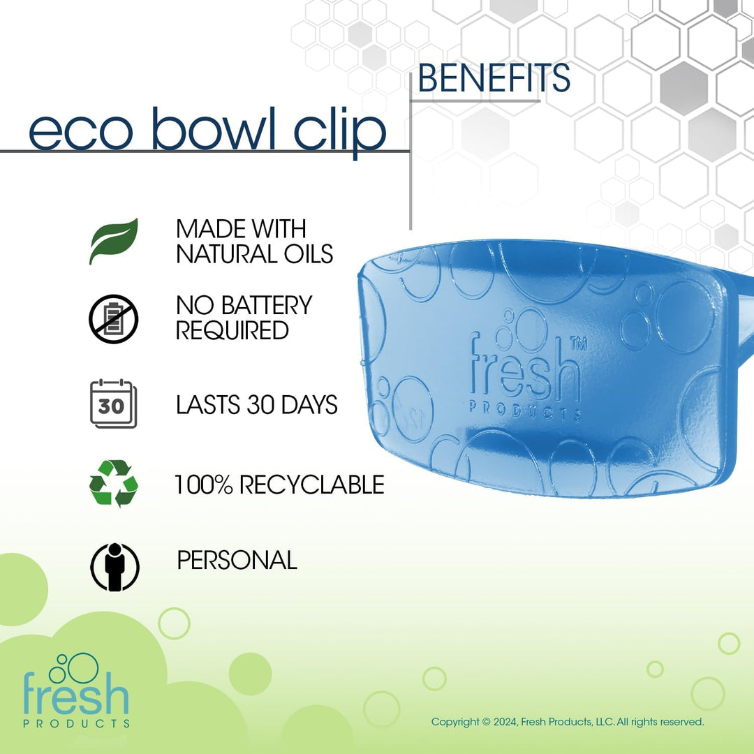 Fre-Pro by Fresh - Bowl Clip Lufterfrischer für Toiletten, Cotton Blossom, Box mit 12 Stück, Cotton