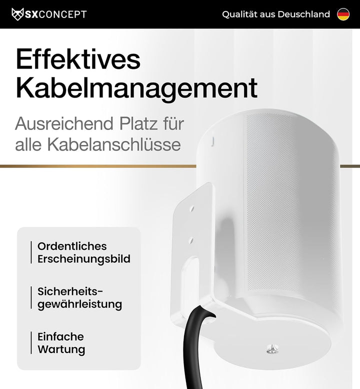 SX-Concept Wandhalterung für Sonos Era 100 | Gerade-Variante | Minimalistisches Design | Optimaler W