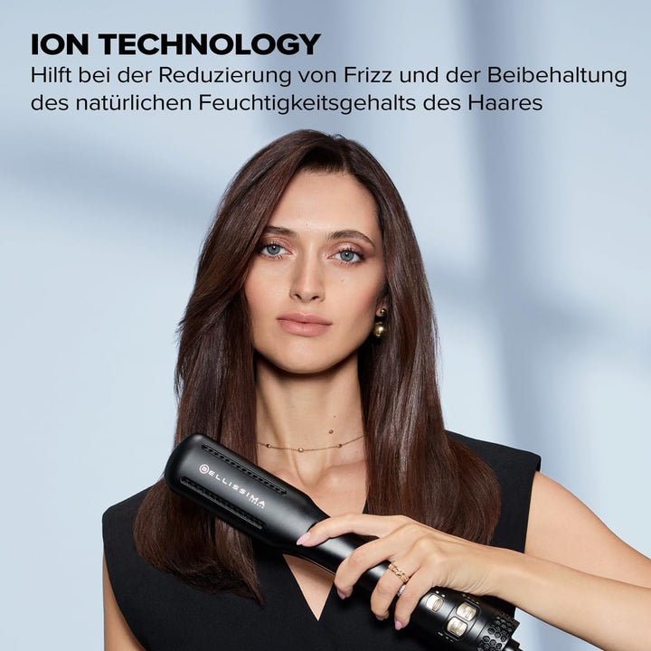 Bellissima AirSleek 2-in-1 Glätteisen, trocknet und schafft eine natürliche Glätte mit der Luft, ges