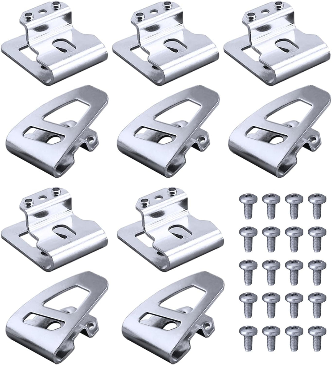 10 x Gürtelclip-Haken mit Schrauben, kompatibel mit Milwaukee M18 Tools Schlagschrauberbohrer 2603-2