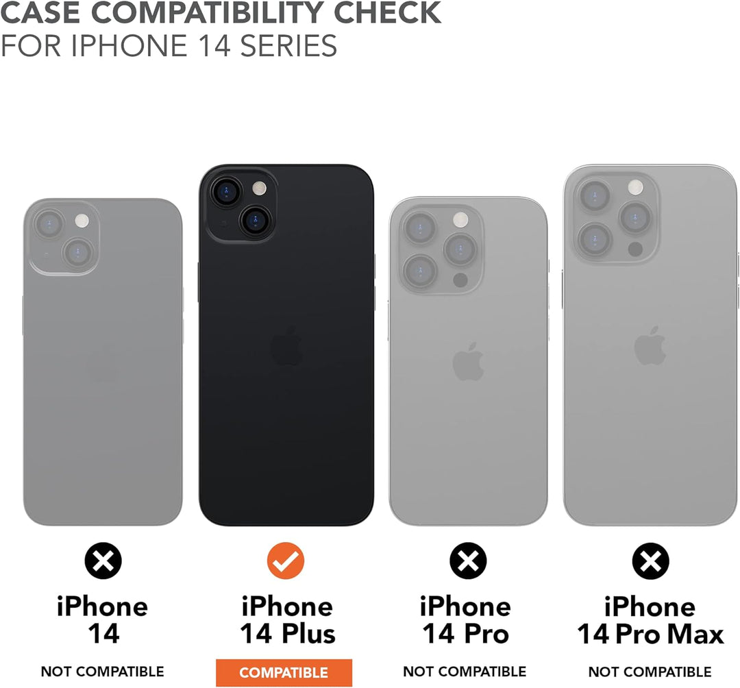 Rokform - iPhone 14 Plus Hülle, Rugged Serie, magnetisch + MagSafe kompatibel, iPhone Cover mit RokL