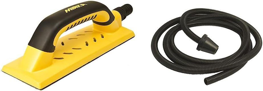 Mirka Handy Handschleifer mit Klett und Absaugung für 80x230mm Schleifstreifen & Absaugschlauch 4m x