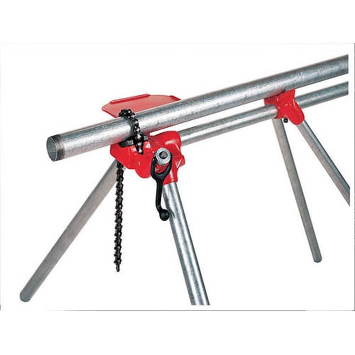 RIDGID 40165 Modell 560 Ständerkettenrohrschraubstock, transportabler Rohrschraubstock 1/8" bis 6" (