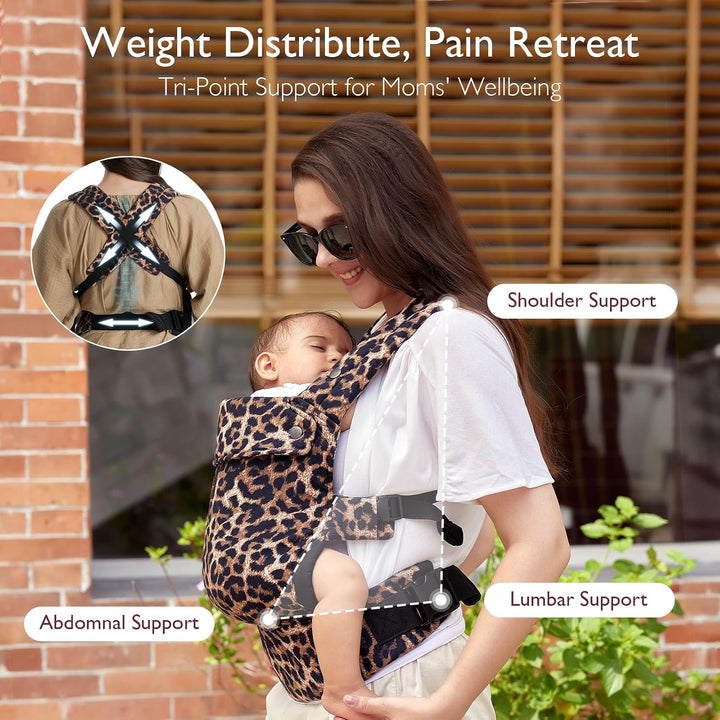 Momcozy Babytrage – Baby Carrier für Kleinkind (3-20 kg) · Ohne Einsätze · Ergonomische M-Trage · X-