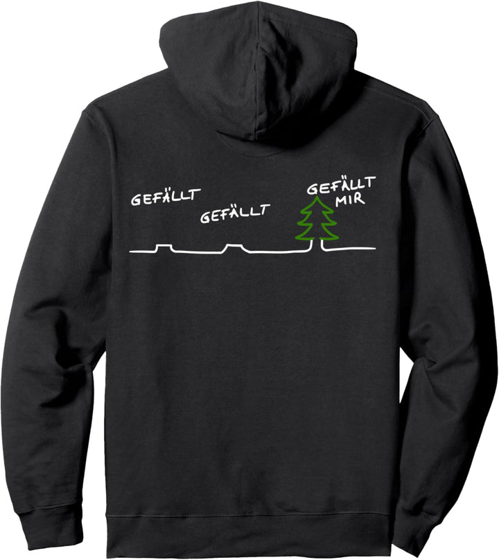 Baum Wald Natur Klimawandel Klimaerwärmung Umweltschutz Pullover Hoodie