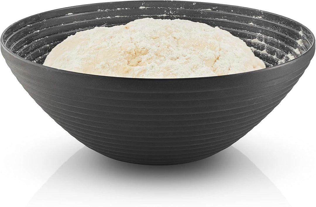Eva-Trio | Eva Gärkorb 2,2 l |Schaffen Sie optimale Bedingungen, damit der Teig gehen kann | Black