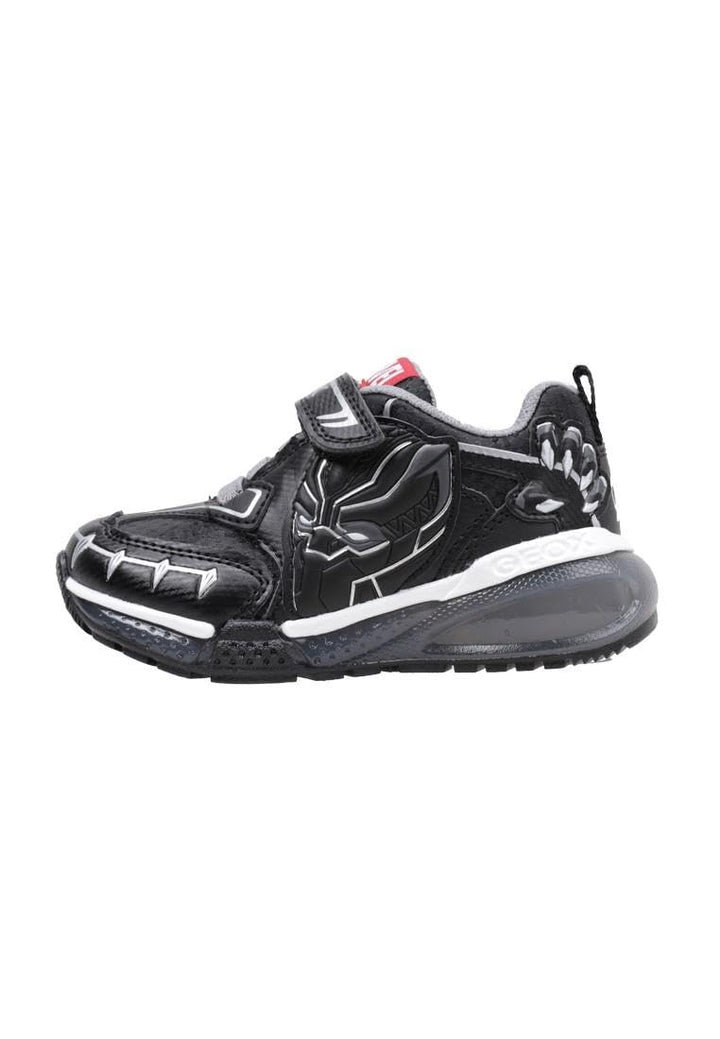 Geox Jungen J Bayonyc BoySneaker 24 EU Black Silver A, 24 EU Black Silver A