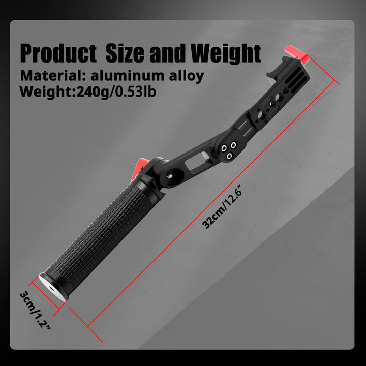 HAFOKO RS2 RS3 Gimbal Handgriff Einstellbar Handhaben Schlinge Verlängerung Halterung Handlich Alumi