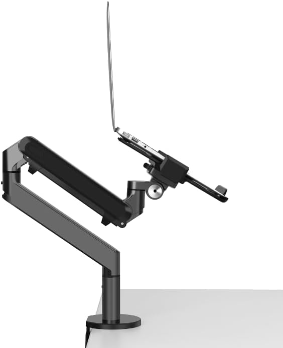 Alberenz® Laptophalterung mit Gasfeder, verstellbare Laptop Halterung für 17" Laptops, Notebook Abla
