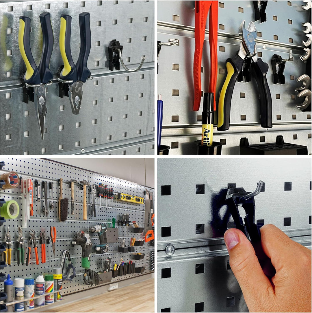 RAACO ToolFix Gross, Werkzeugkassette für Lochwand & Werkzeugwanden, 3,8 x 24,2 x 14 cm, mit Platz f